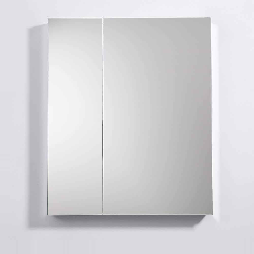 Fresca 36" Frameless Rectangular Bathroom Medicine Cabinet with Mirrors