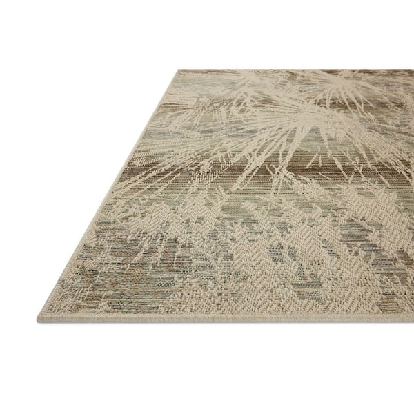 Saylor Ivory / Stone 9 ft. 2 in. x 13 ft. Indoor/Outdoor Area Rug
