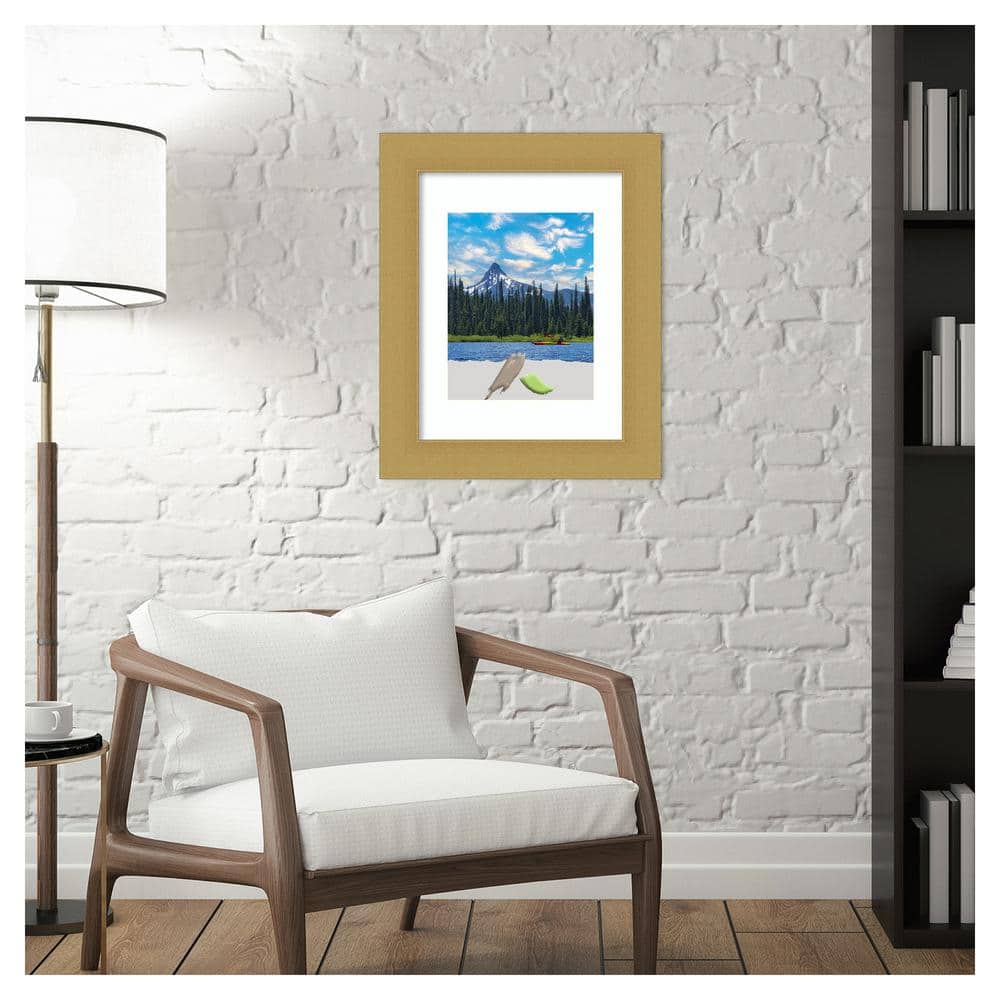 Grace Brushed Gold 8x10 Polystyrene Wall Picture Frame
