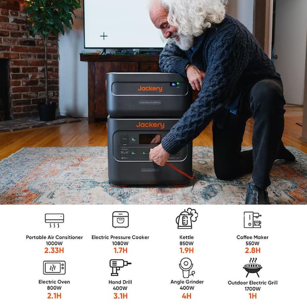 Jackery 3000W Output/6000W Peak Explorer 2000 Plus with Expandable