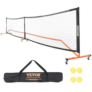 Pickleball Net Set 22 ft. Pickleball System with Carrying Bag, Balls, and Wheels
