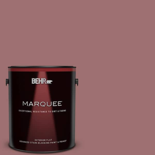 BEHR MARQUEE 1 gal. #150F-5 Mulled Wine Flat Exterior Paint & Primer