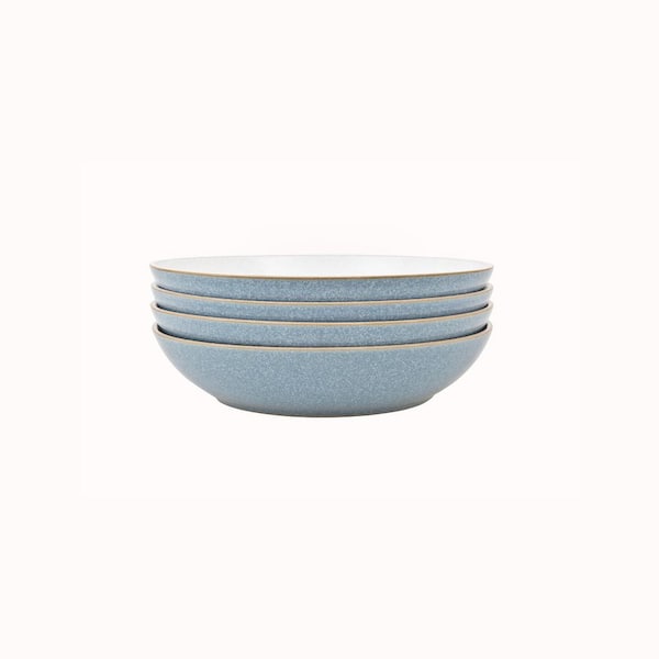 Denby Stoneware Elements Blue (Set of 4) 35.5 fl. oz. Pasta Bowls