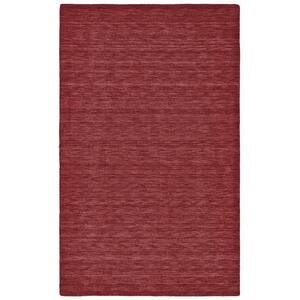 8 x 11 Red Solid Color Area Rug
