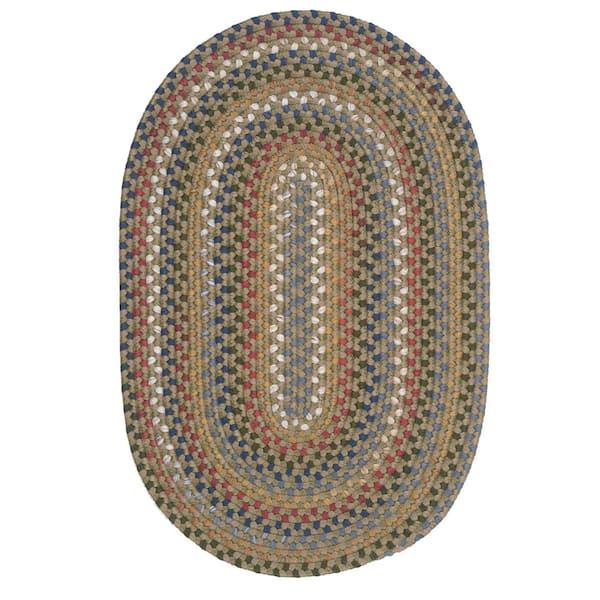 Colonial Mills Wayland Olive 11 ft. x 14 ft. Oval Area Rug