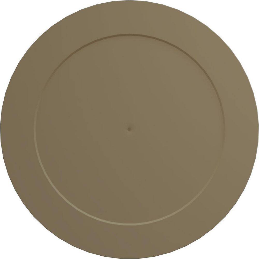 Gray 33.88" Urethane Rose Ceiling Medallion