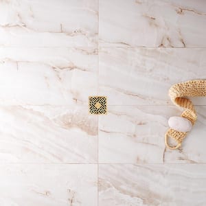 Essential Onyx 12 in. x 24 in. x 8 mm Satin Porcelain Floor and Wall Tile (5-Piece/9.52 sq. ft./Case)