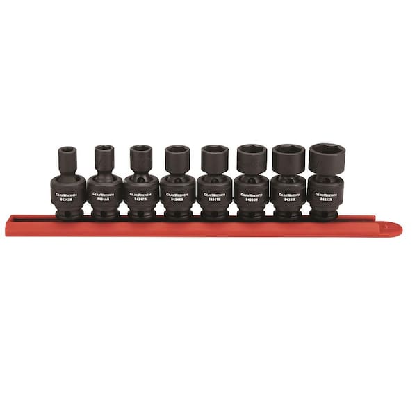 GearWrench 3/8 in. Drive SAE Impact Universal Socket Set (8-Piece)