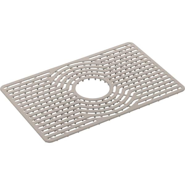 Cursiva Silicone Dove Grey Sink Drying Mat