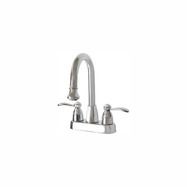 Belle Foret 4 in. Centerset 2-Handle High-Arc Bathroom Faucet in Chrome