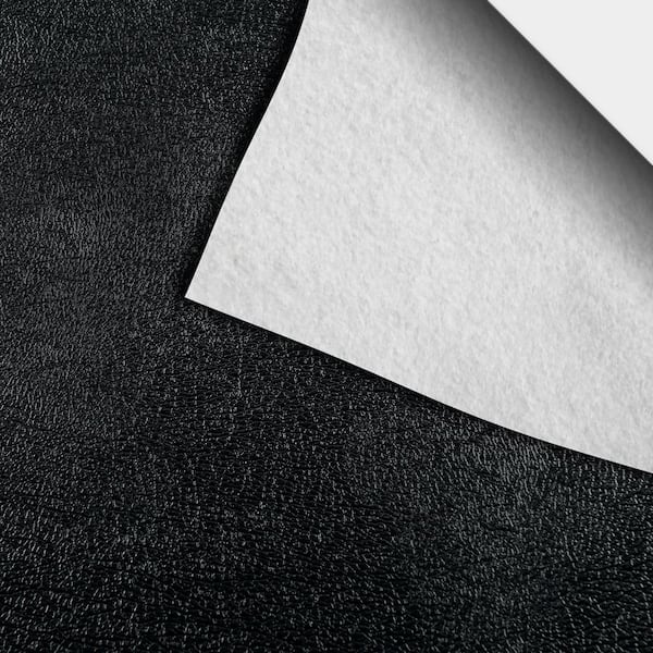 Levant 27 in. W x 96 in. L Midnight Black Commercial Grade Vinyl Performance Garage Flooring Runner