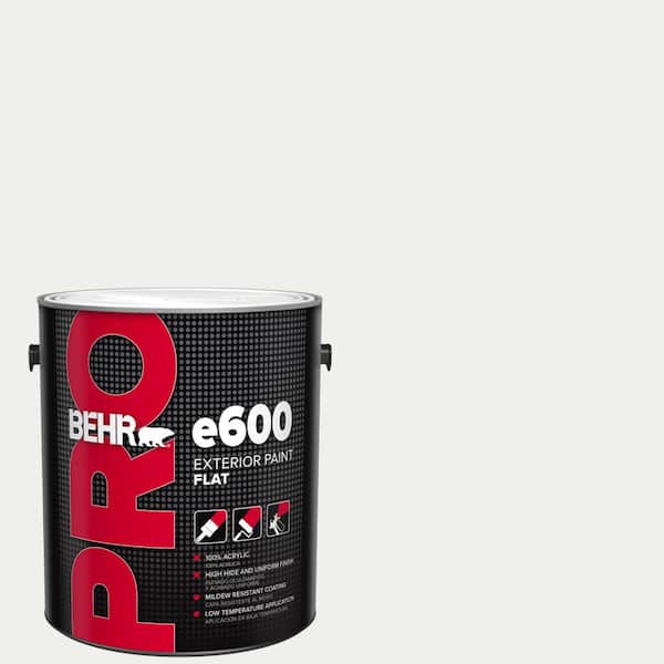 BEHR PRO 1 gal. 57 Frost Flat Exterior PaintPR61001 BEHR PRO 1 gal. 57 Frost Flat Exterior PaintPR61001