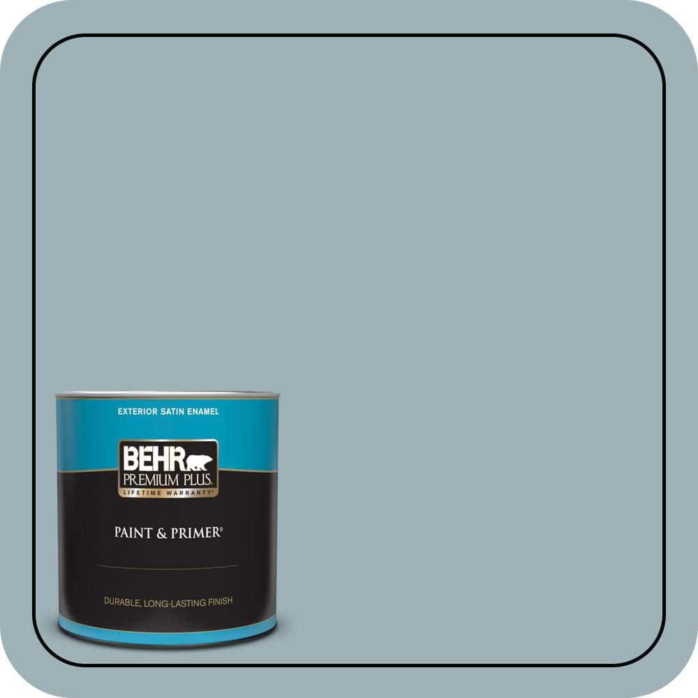 1 qt. #540E-3 Blue Fox Satin Enamel Exterior Paint & Primer price history on PriceWatchPro
