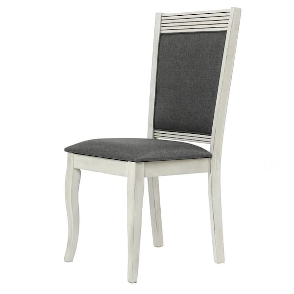 Off white discount upholstered dining chairs