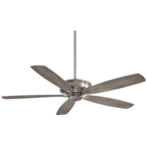 Kafe-XL 60 in. Indoor Burnished Nickel Ceiling Fan with Remote Control