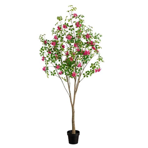 Nearly Natural 7 ft. Artificial Dogwood Tree