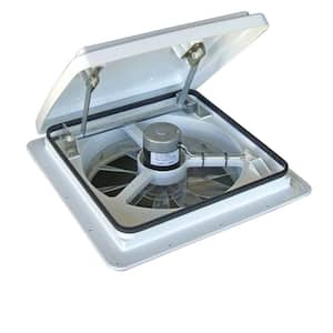 HIKE CREW White RV Roof Vent Fan with LED Light and Remote Control  HCRVF14RWLW - The Home Depot