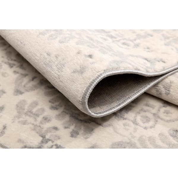 Havana Ivory 2 ft. 3 in. x 18 ft. Traditional Distressed Runner Area Rug