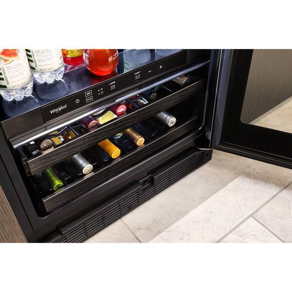 Whirlpool refrigerator wine online rack