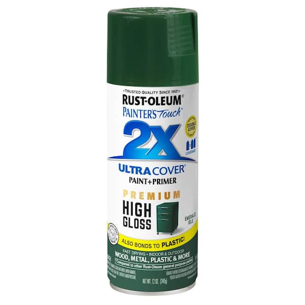 Rust-Oleum 12oz 2X Painter's Touch Ultra Cover Gloss Spray Paint Dark Green