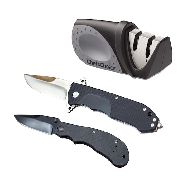 Cooks Standard 2 Stage Knife Sharpener, Diamond and Ceramic Wheel