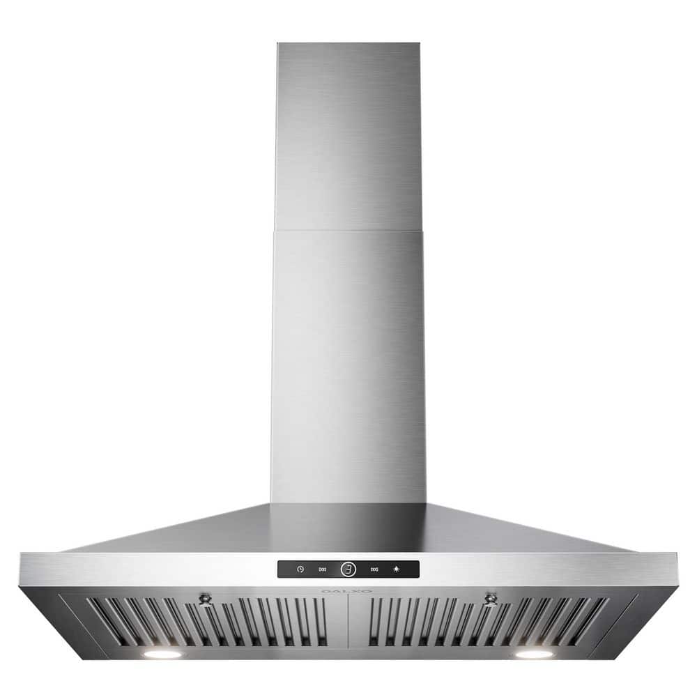 30 in. 300 CFM Convertible Wall Mount Range Hood with Downdraft System in Stainless Steel, Gesture Control and LED Light price history on PriceWatchPro