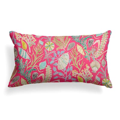 pink and teal throw pillows