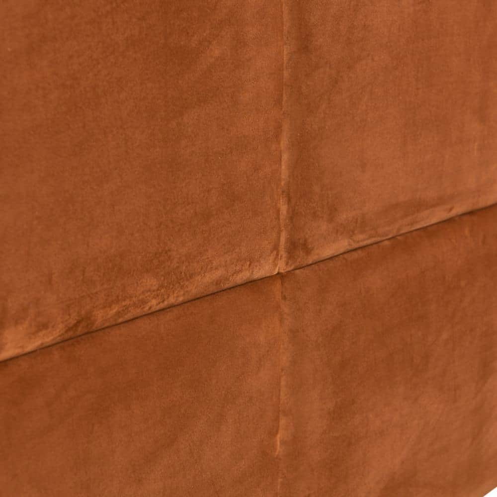 Terracotta Upholstered King Sound Reducing Panel Headboard
