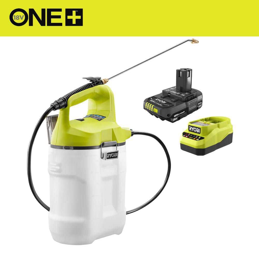 RYOBI 耕運機 ホワイト/イエロー ryobi-battery-sprayers-p2830-