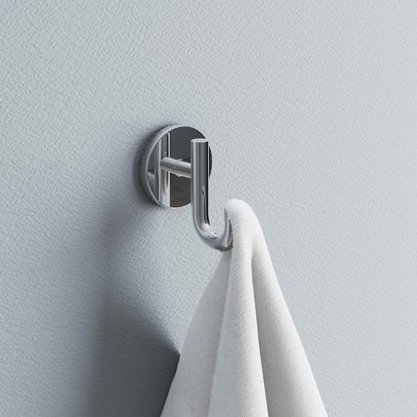 Delta Lyndall Double Towel Hook Bath Hardware Accessory in Polished Chrome  LDL35-PC - The Home Depot