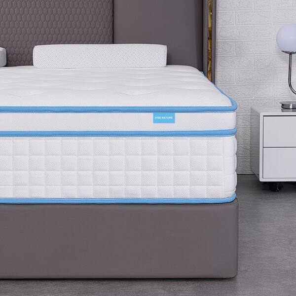 S SECRETLAND Twin Medium Hybrid Mattress 10 in. Bed-in-a-Box Mattress ...