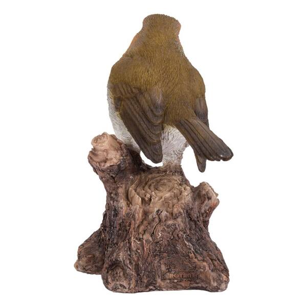 HI-LINE GIFT LTD. Motion Activated Singing Robin On Stump 87675-H