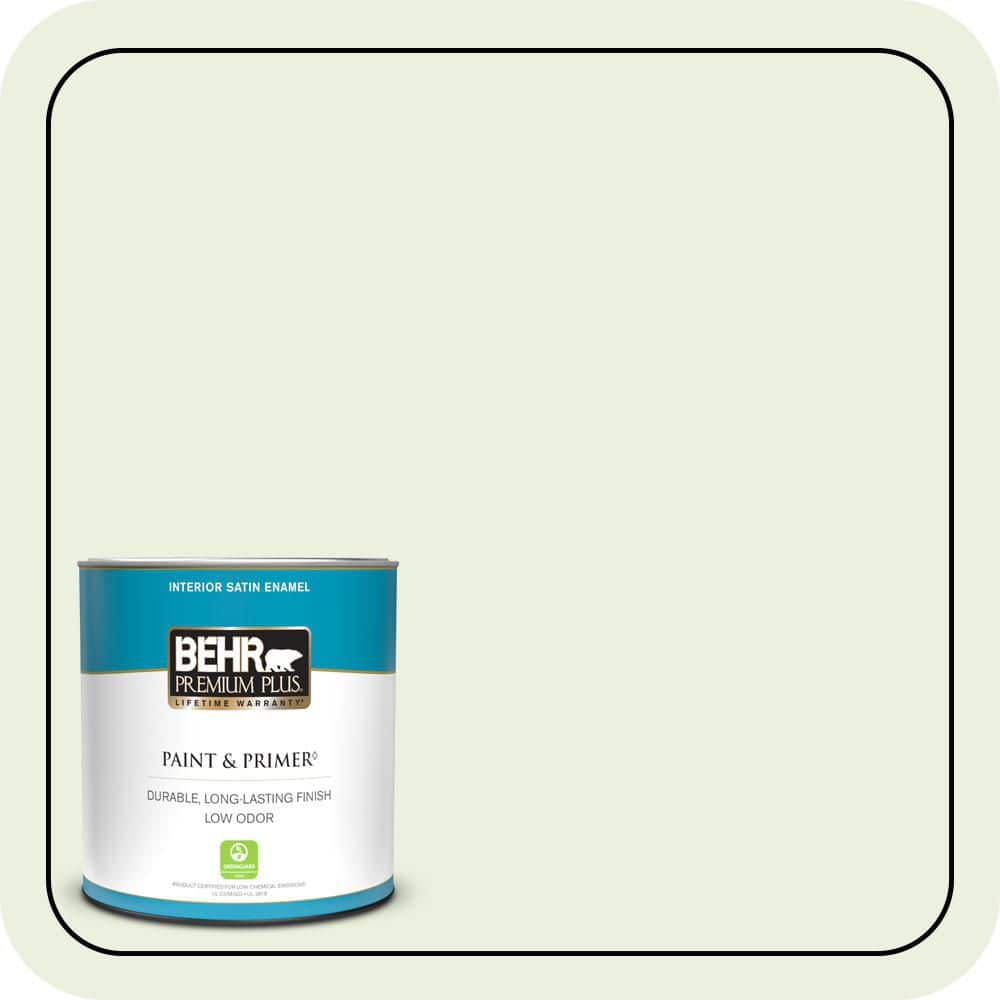 1 qt. #M360-1 Glisten Green Satin Enamel Low Odor Interior Paint & Primer product image for price tracking