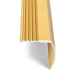 Satin Gold 1-1/16 in. x 36in. Stair Edging Transition Strip
