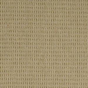 Terrain - Sand - Beige 13.2 ft. 34 oz. Wool Loop Installed Carpet