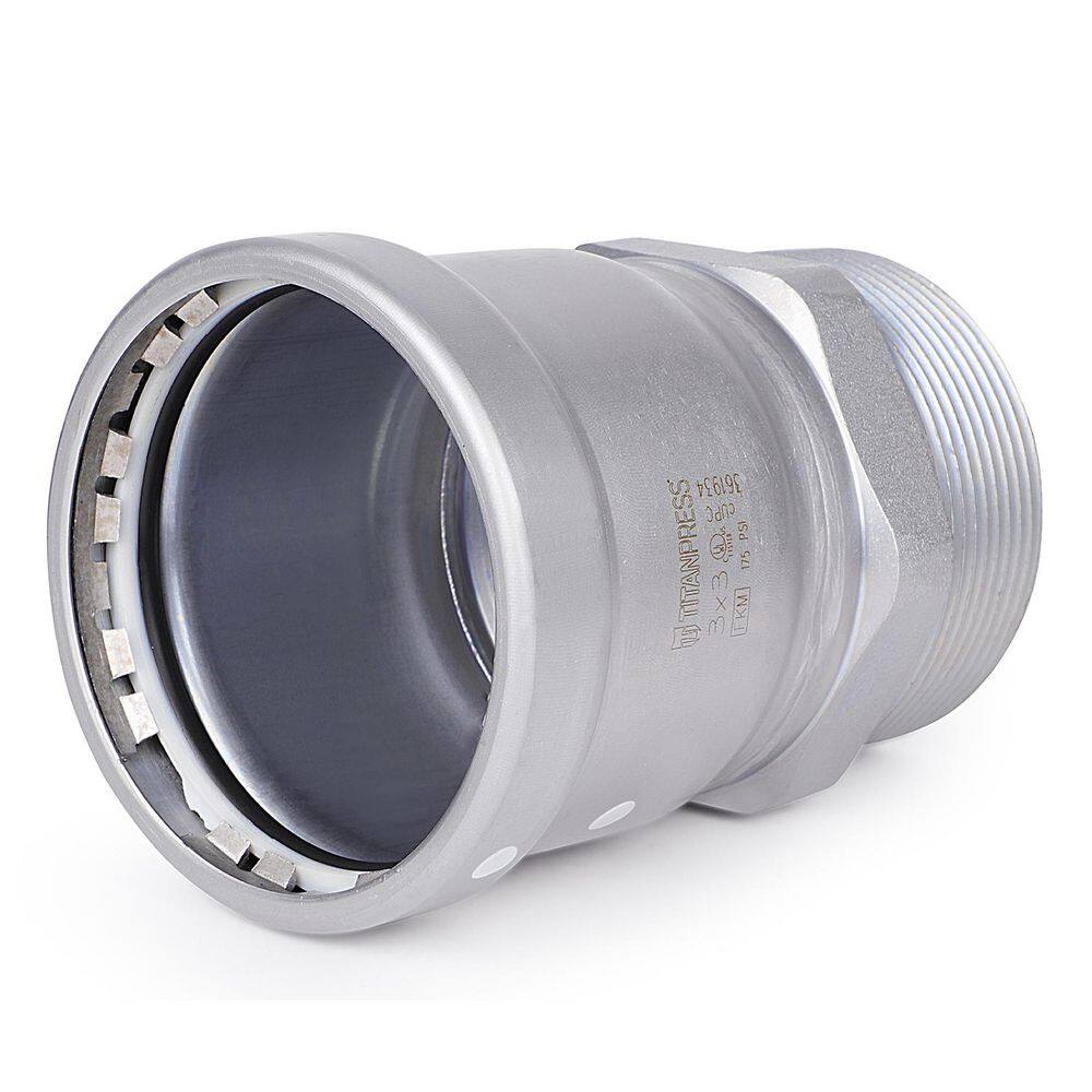 2-1/2 in. Carbon Steel Press x MPT Male Adapter XL FKM Mechanical price history on PriceWatchPro