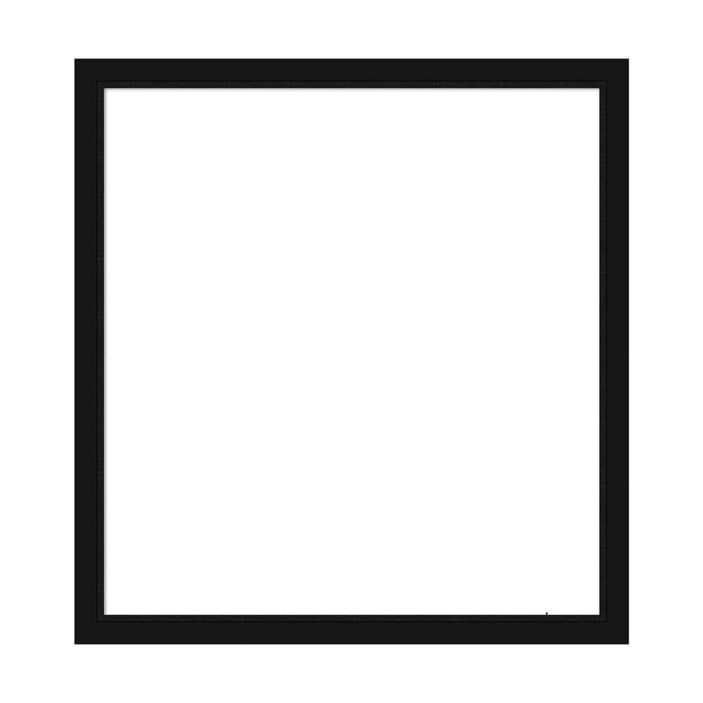 Amanti Art Mirror Makeover Avon Black 35.25 in. W x 37.25 in. H ...