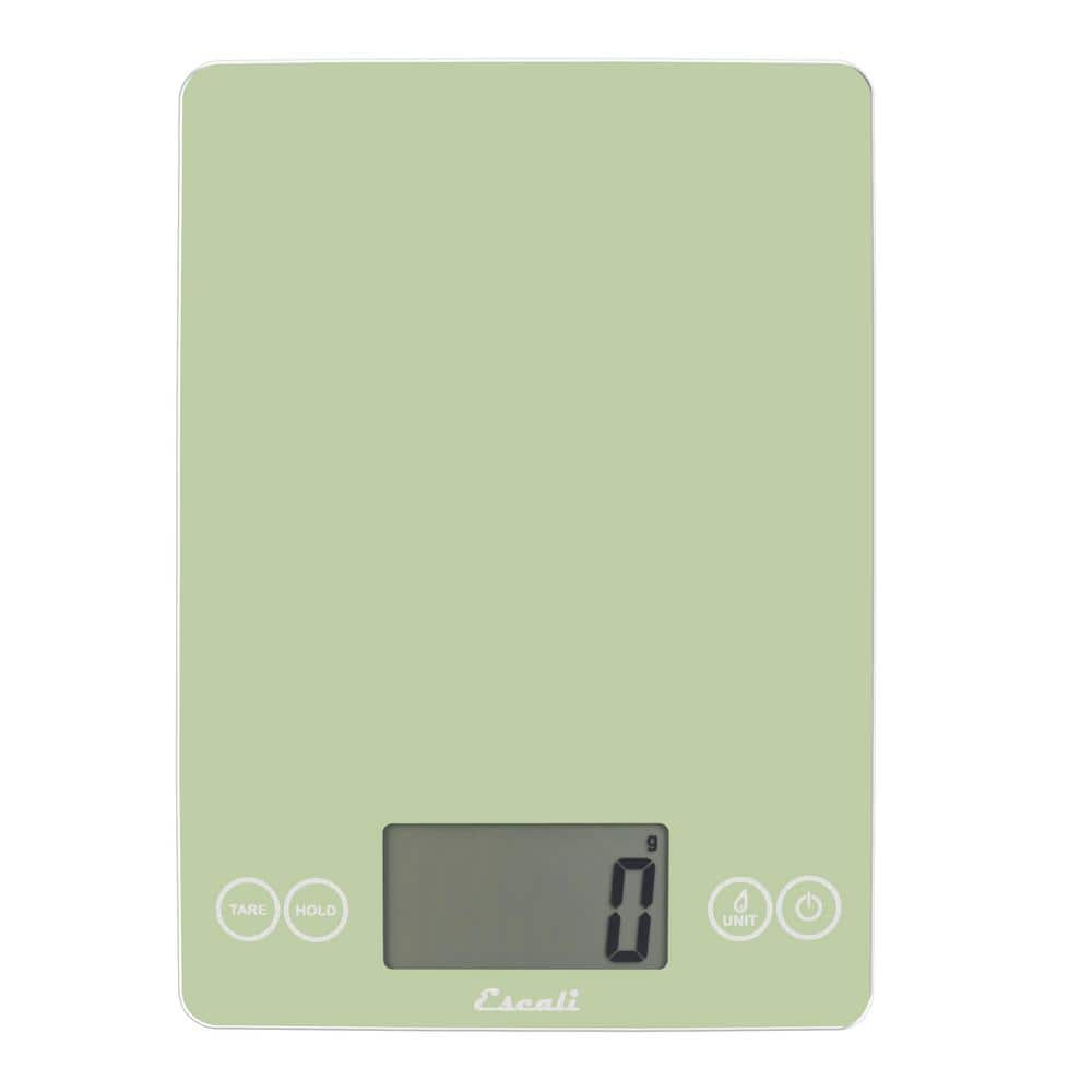 Escali Arti Classic Glass Digital Food Scale, Green