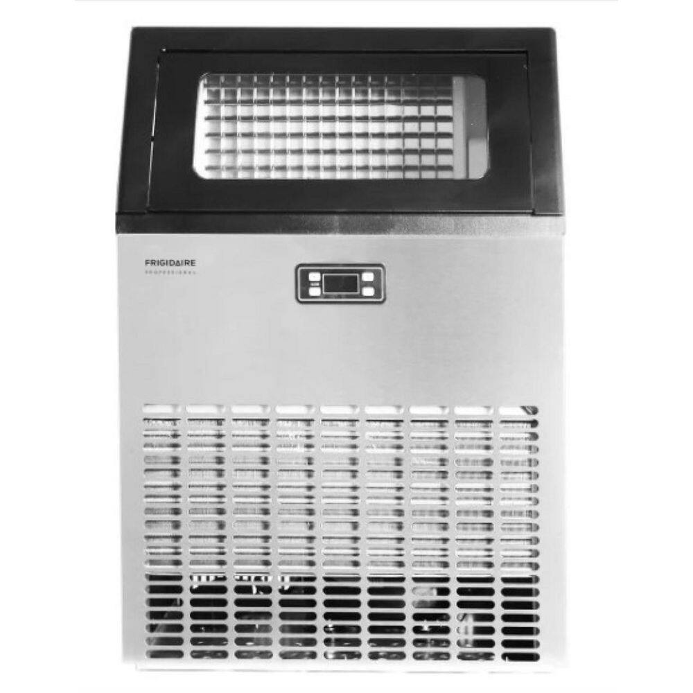 Frigidaire 198Lb Commercial Cube-Shaped Ice Maker 17 in. Wide in Stainless Steel