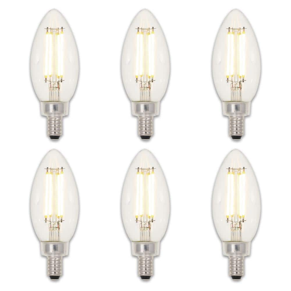 Photos - Light Bulb Westinghouse 60-Watt Equivalent B11 Dimmable Clear E12 Edison Filament LED  2 