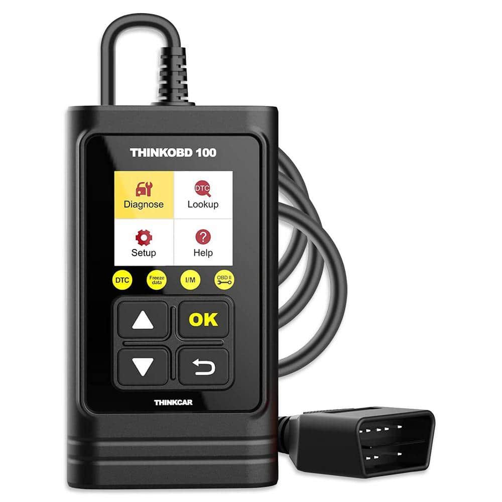 Thinkcar OBD2 Diagnostic Scan Tool Engine Code Reader with Live Data Vehicle Diagnostic Scanner Tool - OBD 100
