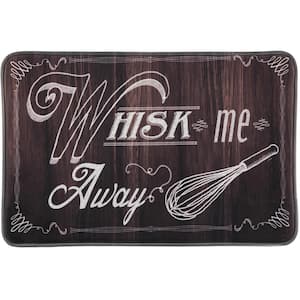 Whisk Me Away 30 in. x 20 in. Anti-Fatigue Kitchen Mat