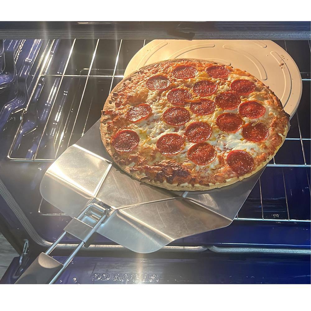 Professional 3-Piece Stainless Steel and Stone Pizza Oven Set