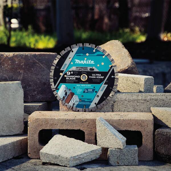 Makita 9 in. Thin Kerf Segmented Rim Diamond Blade E-23298 - The