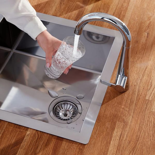 Zedra Single-Handle Beverage Faucet (Cold Water Only) with Filter Function in StarLight Chrome