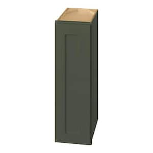 Avondale 9 in. W x 12 in. D x 30 in. H in Fern Green Ready to Assemble Plywood Shaker Wall Kitchen Cabinet