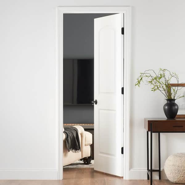Masonite 30 in. x 80 in. 2 Panel Lincoln Park Primed White Hollow