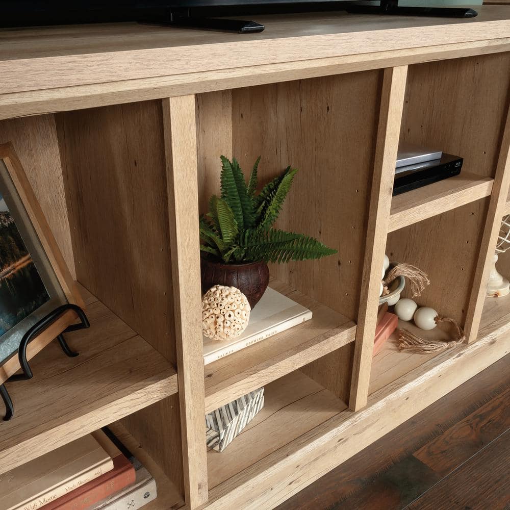 Prime Oak 59'' Rustic TV Console with Adjustable Shelves