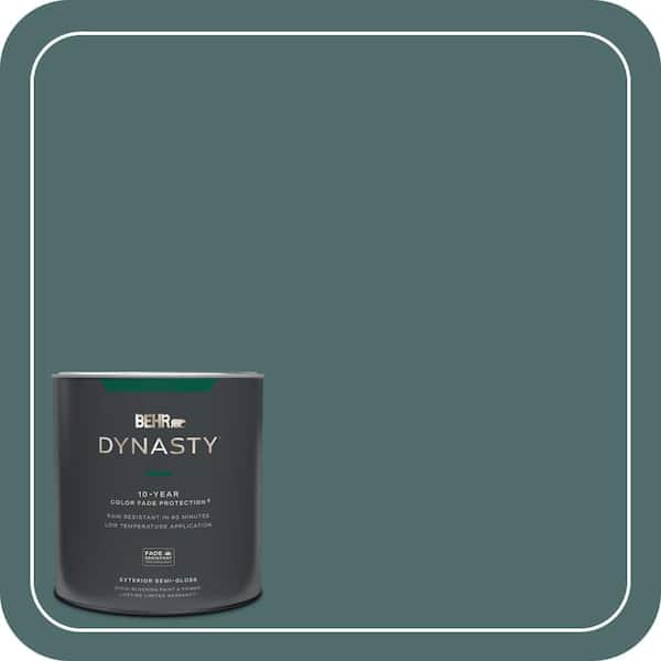 BEHR DYNASTY 1 qt. #PPU12-02 Sequoia Lake Semi-Gloss Exterior Stain-Blocking Paint & Primer