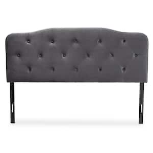 Gregory Grey and Dark Brown Queen Headboard